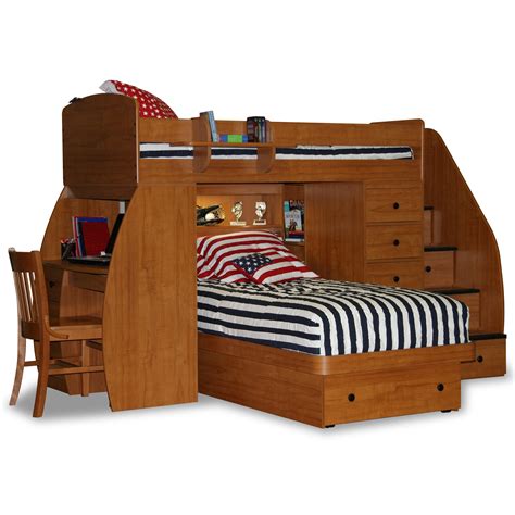 l shaped bunk beds desk|l shaped bunk bed wayfair.